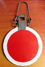 SNCF ANCIENNE  PLAQUE QUEUE DE