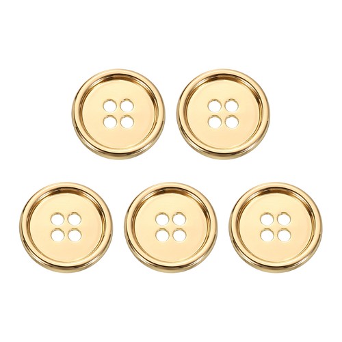5pcs boutons métal 18mm - en,