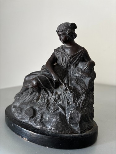 Statue ancienne régule nymphe - statue,