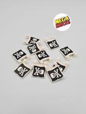 LEGO LOT 10 X DRAPEAU PIRATE
