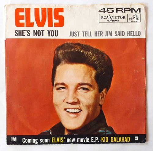Rare 45t elvis presley she - rare, presley-