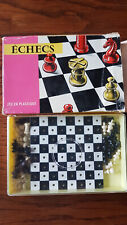 Jeu d'échecs de poche en plastique