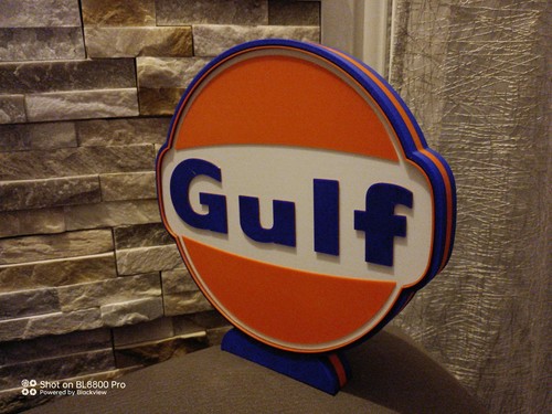 Logo lumineux gulf - lumineux,