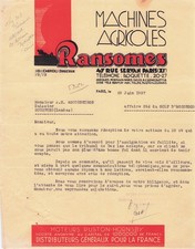 75 PARIS mecanicien RANSOMES