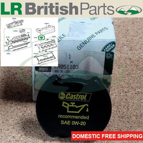 Genuine land rover oil cap - oil,