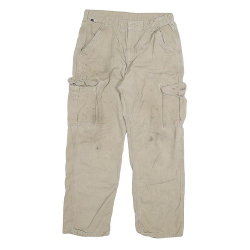 Pantalons cargo coton beige - cargo,
