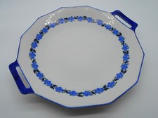 PLAT A GÂTEAUX DECOR FLORAL