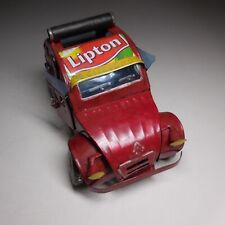N25.9 Citroën Lipton 2 CV rouge métal fait main voiture automobile miniature