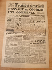 WW2 GUERRE 39/45 JOURNAL