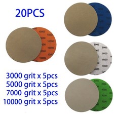 Disques à poncer 125 mm/5 pouces 20* 20 pièces 20 pièces 3000/5000/7000/10000