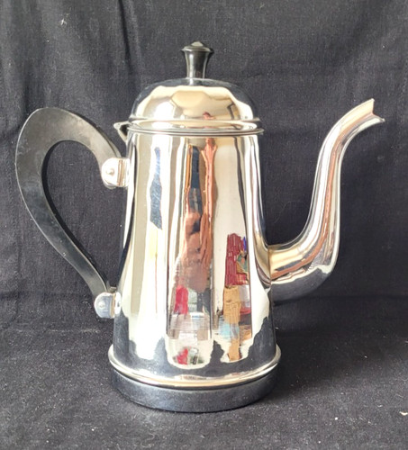 Cafetiere vintage chrome - cafetiere,