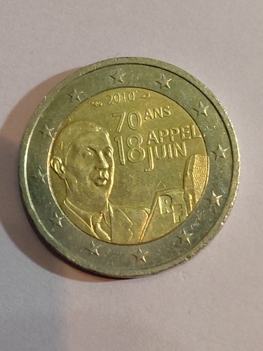 Piece euro france 70 e - 2,