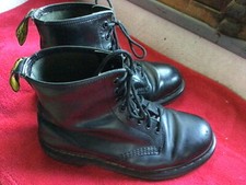 Bottines Doc Martens cuir noir .T 41 ( T/GO/V)