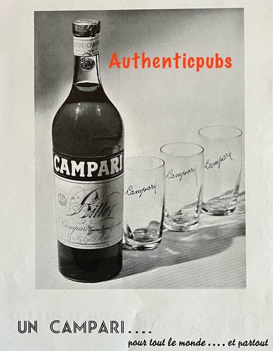 Publicite campari bitter - publicite,