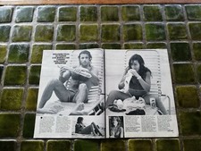 Clipping presse 2 pages : "Guillermo Vilas et sa fiancée" - 1980