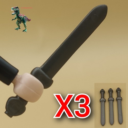 Playmobil épée gris - x5,