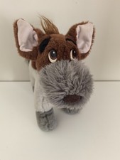 Ancienne Peluche chien Roublard Dodger Oliver & Compagnie DISNEY