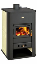 Poêle a Bois Intégré Chaudière Cheminée Prity S3W17 17+4.7 kw.