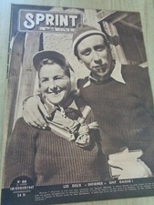 💥1947 - N 66 SKI THIOLIERE OREILLER , BOXE CERDAN / GILROY ,CATCH ,ROBIC