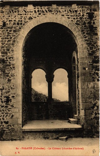 Cpa falaise le chateau - falaise,