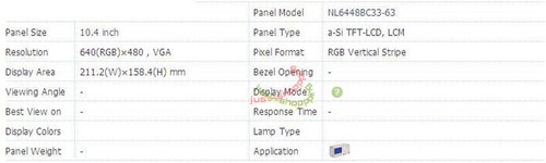 Nec nl6448bc33 63d - nec, 10.4"