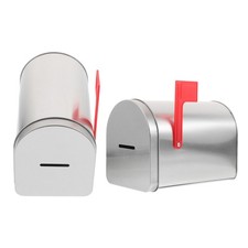  Lot de 2 tirelires en fer