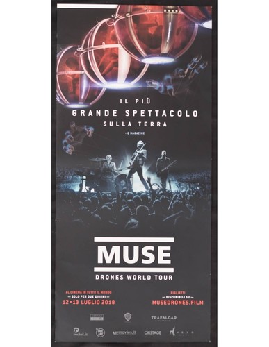 Locandina muse droners world - muse,