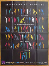 RETROSPECTIVE INTEGRALE JACQUES TATI 2014 Affiche Originale 120x160 Movie Poster
