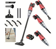 Aspirateur Balai & à Main 21V Sans Fil 5500PA HEPA Poils Animaux