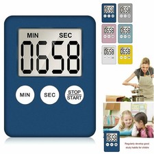 Large LCD Digital Kitchen Cooking Timer Count Down Alarm Small Timers Clock N8L6