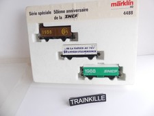 4488 MARKLIN HO 3 WAGONS
