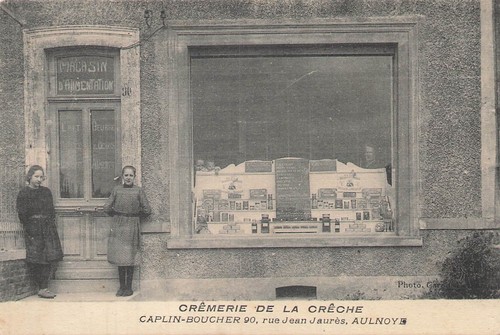Cpa aulnoye crêmerie - cpa,