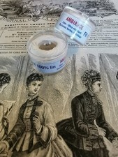 ?✂ FIL AU CHINOIS 100% LIN à Coudre 30 Mètres N°40  BLANC