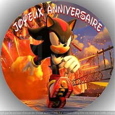 Shadow. Décoration de gâteau