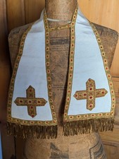 Étole pastorale  - Prêtre-Messe-Chasuble , eglise