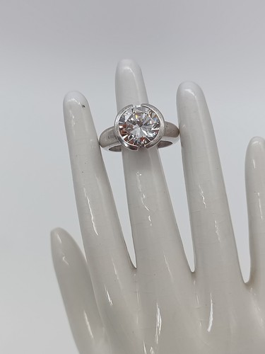 Bague solitaire imposant - bague,