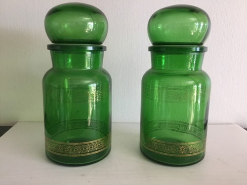 Bocaux anciens verre - bocaux,