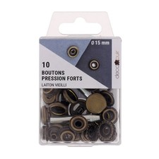 Kit de 10 boutons pression