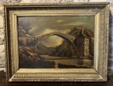 Huile sur panneau XIXe