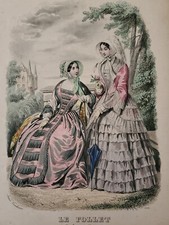 Gravure de mode XIXÈME