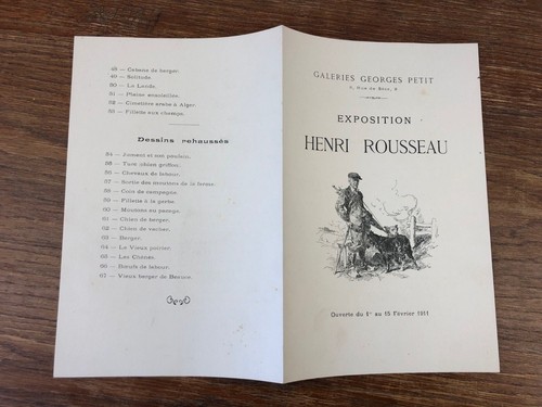 Brochure originale exposition - originale,