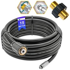 15m Tuyau pour Nettoyage de Tubes Kärcher Kränzle Ensemble Professional 4-teilig