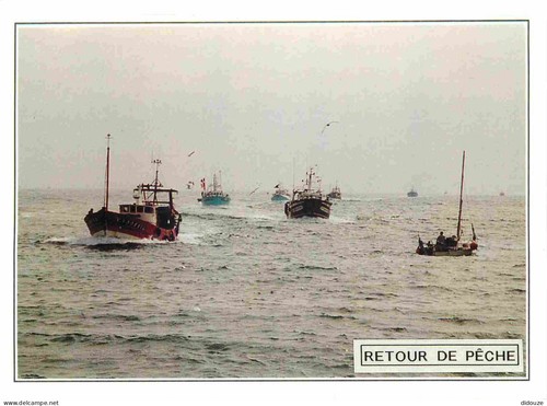 Carte postale bateaux - carte,