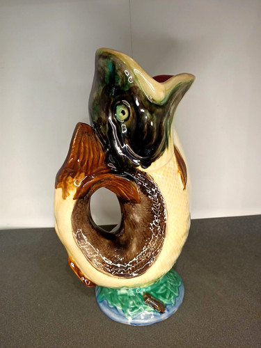 Ancien pichet 19e poisson en - 19e, :