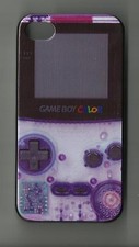 Coque iphone 4 et 4S cover case rigide thème gameboy color