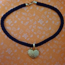 Collier Vintage Coeur Métal