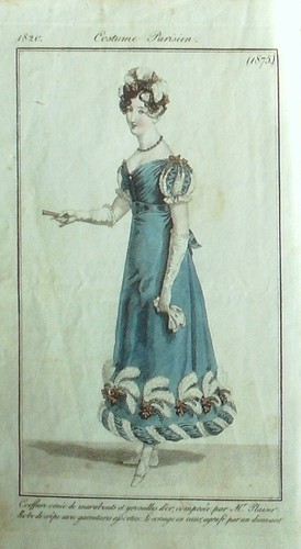Gravure mode costume parisien - gravure,