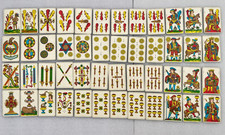 Jeu ALUETTE 48 cartes Héron Crédit Mutuel La Vache Juego Vaca cartas Vintage