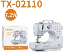 Mini Machine À Coudre 7,2W 100-240V Portable 12 Points Lumière LED TX-02110 LinQ