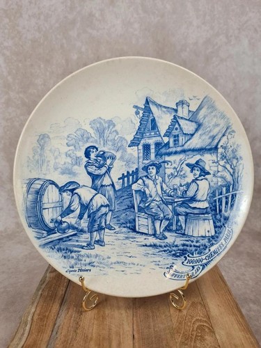 Assiette publicitaire ancienne